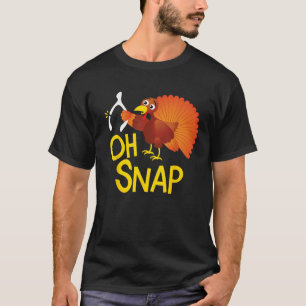 Camiseta Gracioso Oh Acción de Gracias Turquía Cute Wishbon