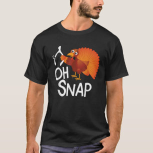 Camiseta Gracioso Oh Acción de Gracias Turquía Cute Wishbon