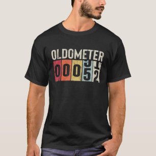 Camiseta Gracioso Oldometer Vintage de 52 años