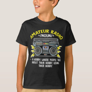 Camiseta Gracioso operador de radio aficionado a la definic