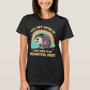 Camiseta Gracioso Opossum Tee Dramático Pero Encantador Tra