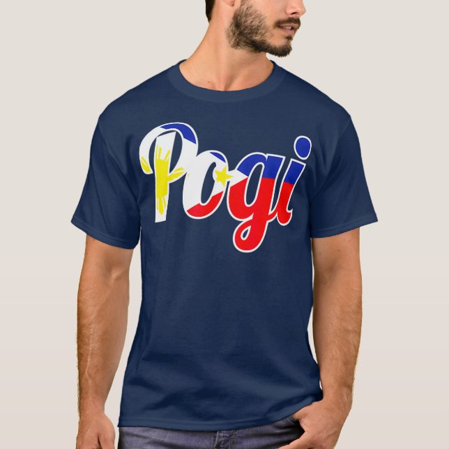 Camiseta Gracioso orgullo filipino Pogi Gwapo Guay (Anverso)