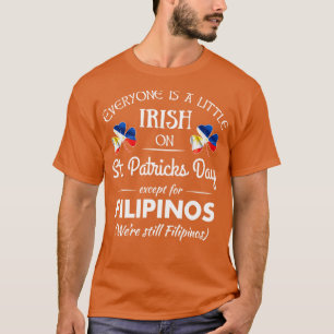 Camiseta Gracioso Orgullo Filipino T Irish St Patricks Day
