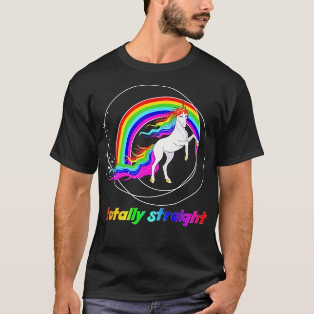 Camiseta Gracioso orgullo gay sarcástico totalmente directo (Anverso)