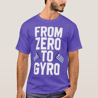 Camiseta Gracioso Orgullo Griego De Cero A Gyro Grecia