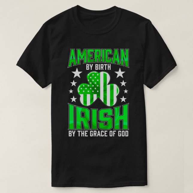 Camiseta Gracioso Orgullo Irlandés Día De Los Patrocinadore (Diseño del anverso)