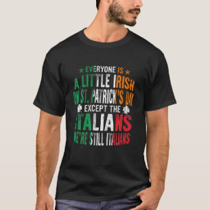 Camiseta Gracioso Orgullo Italiano Irlandés Día de San Patr