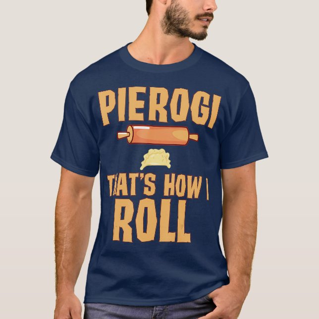 Camiseta Gracioso orgullo polaco Pierogi Roll Patrimonio de (Anverso)