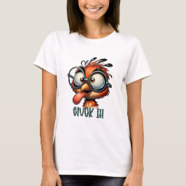 Camiseta Gracioso pájaro sarcástico que lo hizo