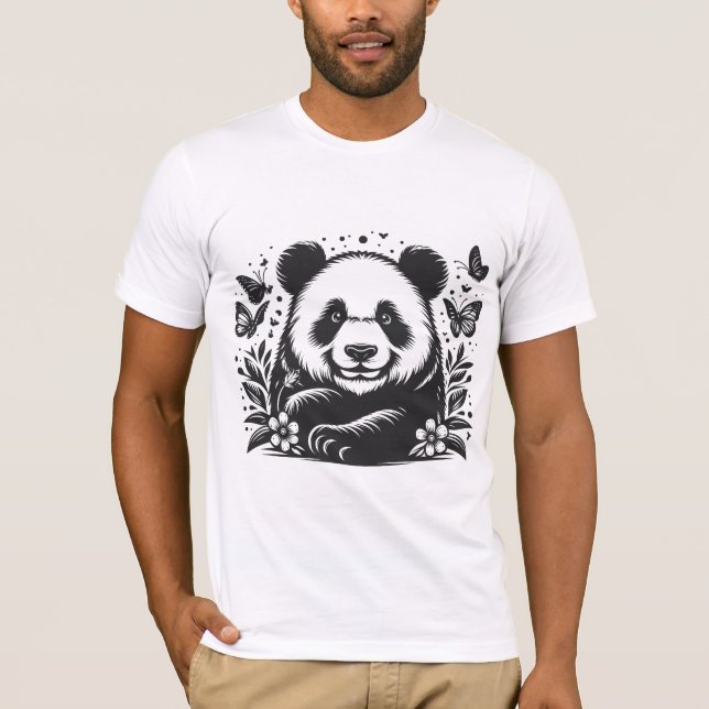 Camiseta Gracioso Panda (Anverso)