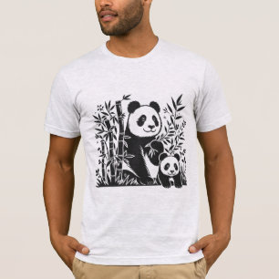 Camiseta Gracioso Panda