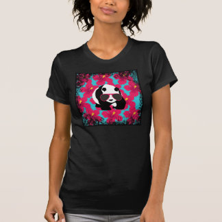 Camiseta Gracioso Panda Bear Beach Bum Guay Gafas de sol Tr