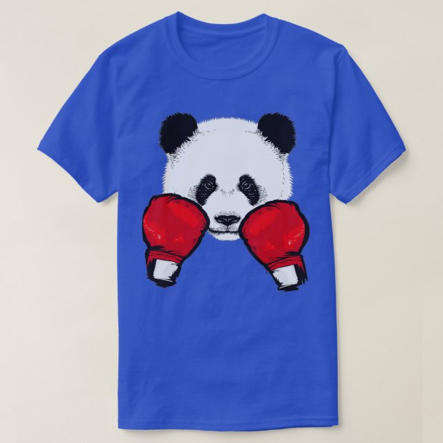Camiseta Gracioso Panda Boxing Guay Animal Lover Glove Boxe (Diseño del anverso)