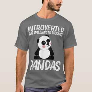 Camiseta Gracioso Panda Design Para Hombres Mujeres Oso Bla
