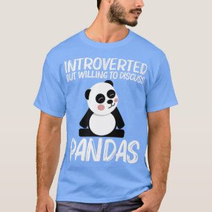 Camiseta Gracioso Panda Design Para Hombres Mujeres Oso Bla