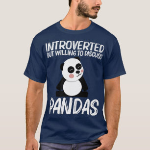 Camiseta Gracioso Panda Design Para Hombres Mujeres Oso Bla