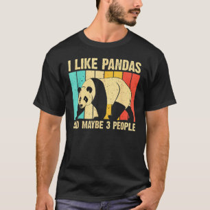 Camiseta Gracioso Panda Para Niños Chicas Panda Bear
