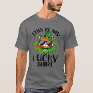 Camiseta Gracioso Panda rojo del Día de San Patricio, este