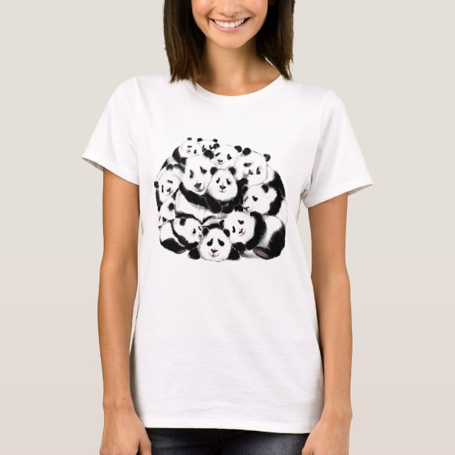 Camiseta Gracioso Panda T-Shirt (Anverso)