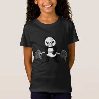 Camiseta Gracioso Panda Workout Kitten Gym Deadlift Power