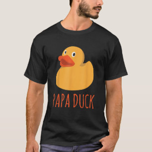 Camiseta Gracioso papá Duck de caucho familia con papá