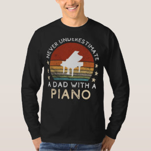 Camiseta Gracioso papá Piano Tee - Dads Musical Maestro & W