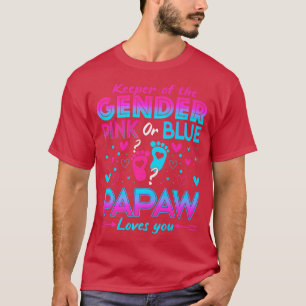 Camiseta Gracioso Papaw Rosa O Azul Te Ama Revelación De Gé