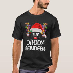 Camiseta Gracioso papi reno navidad familiar a juego