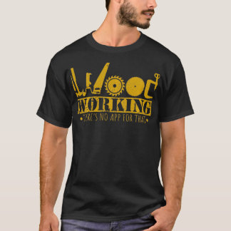 Camiseta Gracioso para Contractores de madera