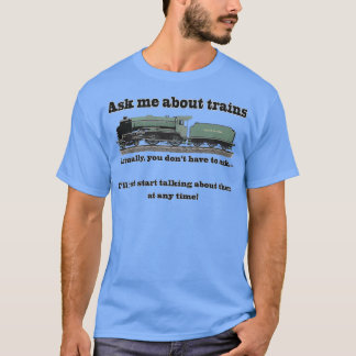 Camiseta Gracioso para los aficionados al tren