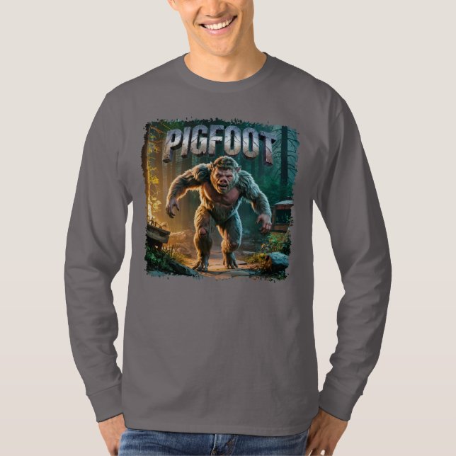 Camiseta Gracioso paro fotográfico de Pigfoot (Anverso)