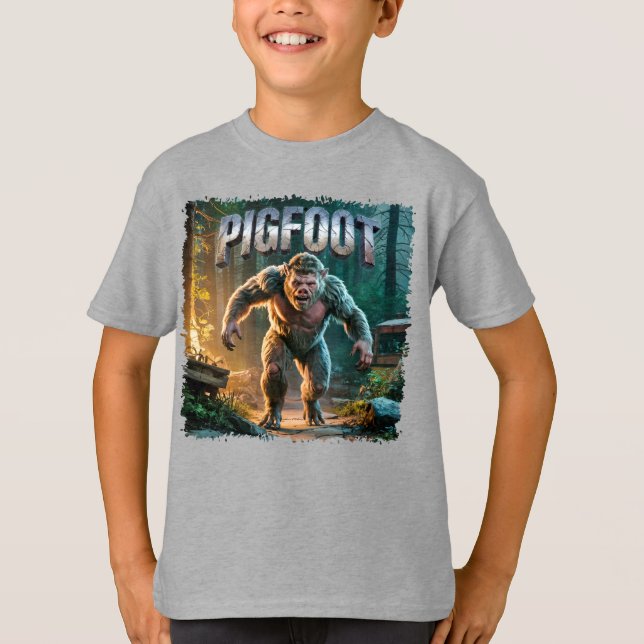 Camiseta Gracioso paro fotográfico de Pigfoot (Anverso)