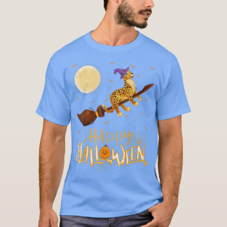 Camiseta Gracioso paseo en Cheetah Witch Shot Cheetah Hallo