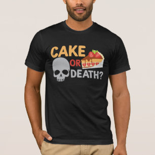 Camiseta Gracioso Pastel O Cráneo De Muerte - Baker Candy P