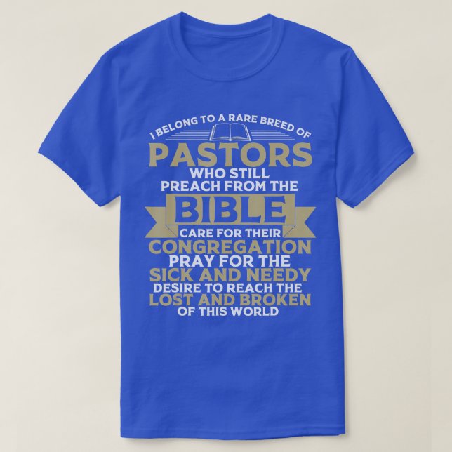 Camiseta Gracioso Pastor Apreciación Regalo Predicador Cris (Diseño del anverso)