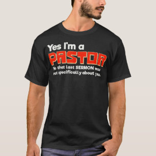 Camiseta Gracioso pastor, gran regalo del día de los padres