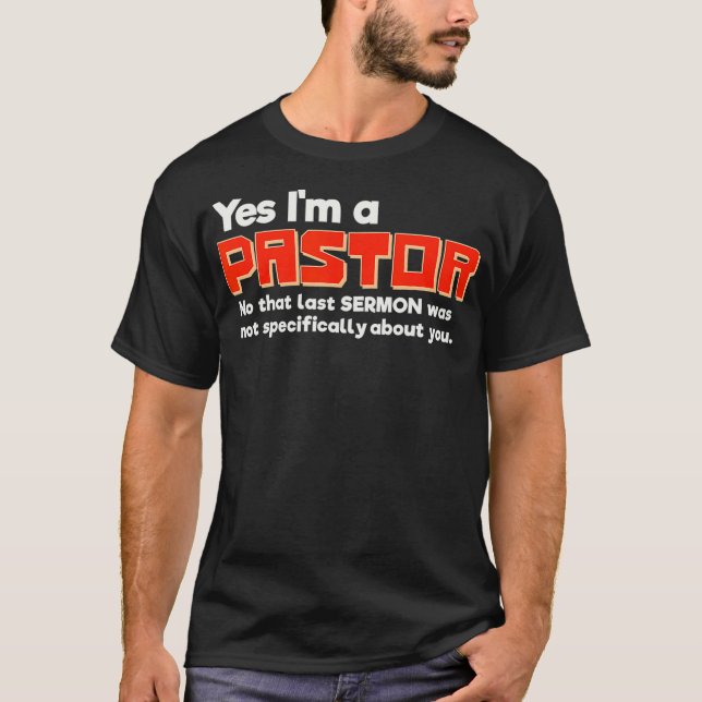 Camiseta Gracioso pastor, gran regalo del día de los padres (Anverso)