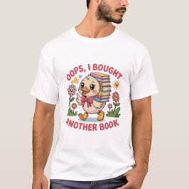 Camiseta Gracioso Pato con Libros - Regalo del amante del l
