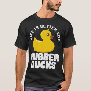 Camiseta Gracioso pato de goma negro labs boxeador