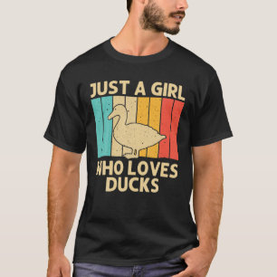 Camiseta Gracioso Pato Para Chicas Niños Mallard Mandarin P
