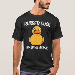 Camiseta Gracioso Pato Para Hombres Mujeres Amarillo Pájaro