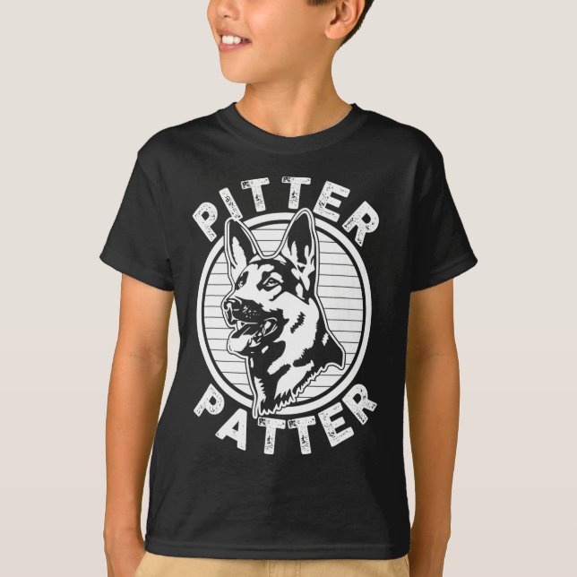 Camiseta Gracioso Patter de Pitter - Resc de perro pastor a (Anverso)