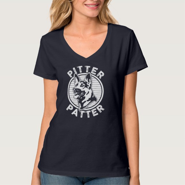 Camiseta Gracioso Patter de Pitter - Resc de perro pastor a (Anverso)