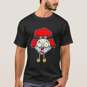 Camiseta Gracioso Payaso Reducido Cabeza