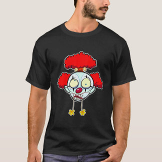 Camiseta Gracioso Payaso Reducido Cabeza