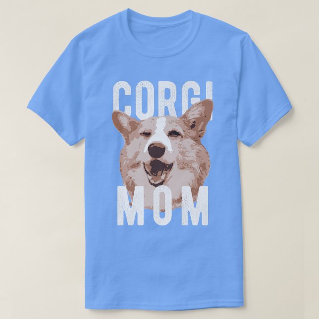 Camiseta Gracioso Pembroke Welsh Corgis Corgi Mom756 (Diseño del anverso)