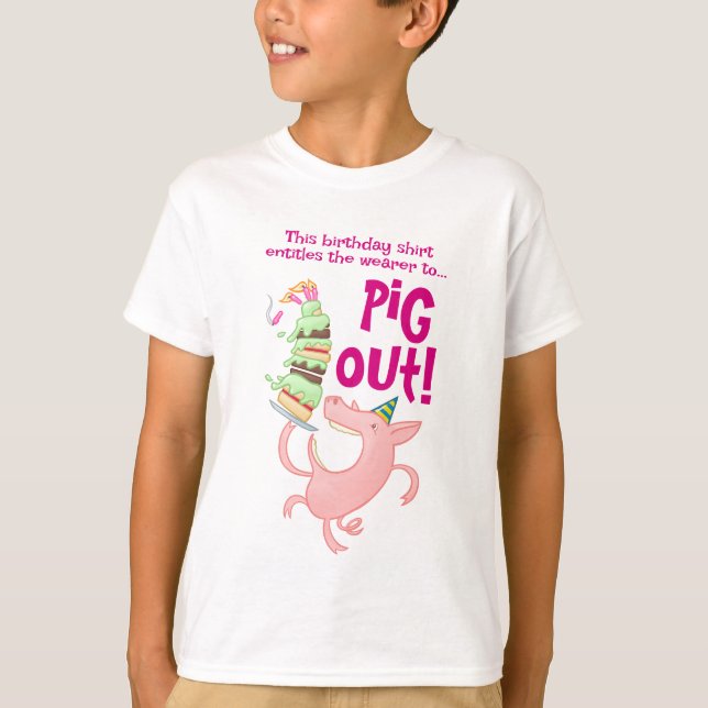 Camiseta ¡Gracioso Permiso De Pastel De Cumpleaños Para Cer (Anverso)