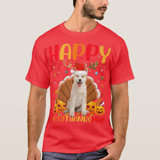 Camiseta Gracioso Perro Akita Amante Feliz Akita HolaMas