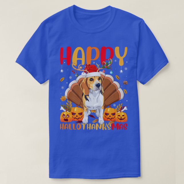 Camiseta Gracioso Perro Beagle Lover Feliz Beagle HolaGraci (Diseño del anverso)