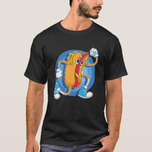 Camiseta Gracioso perro caliente de la comida rápida Franks